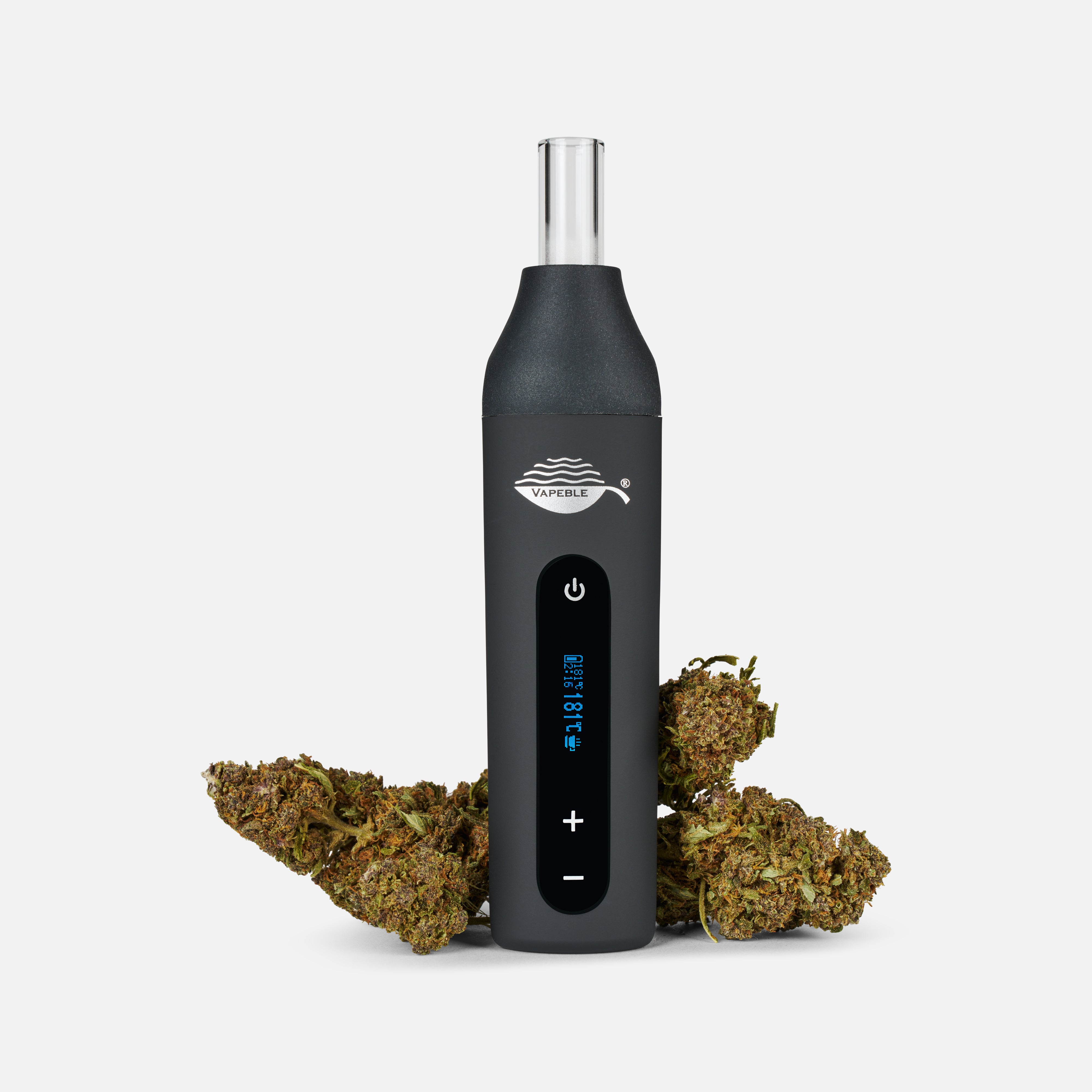 Wie schaltet man den Vapeble Nebel Vaporizer an?